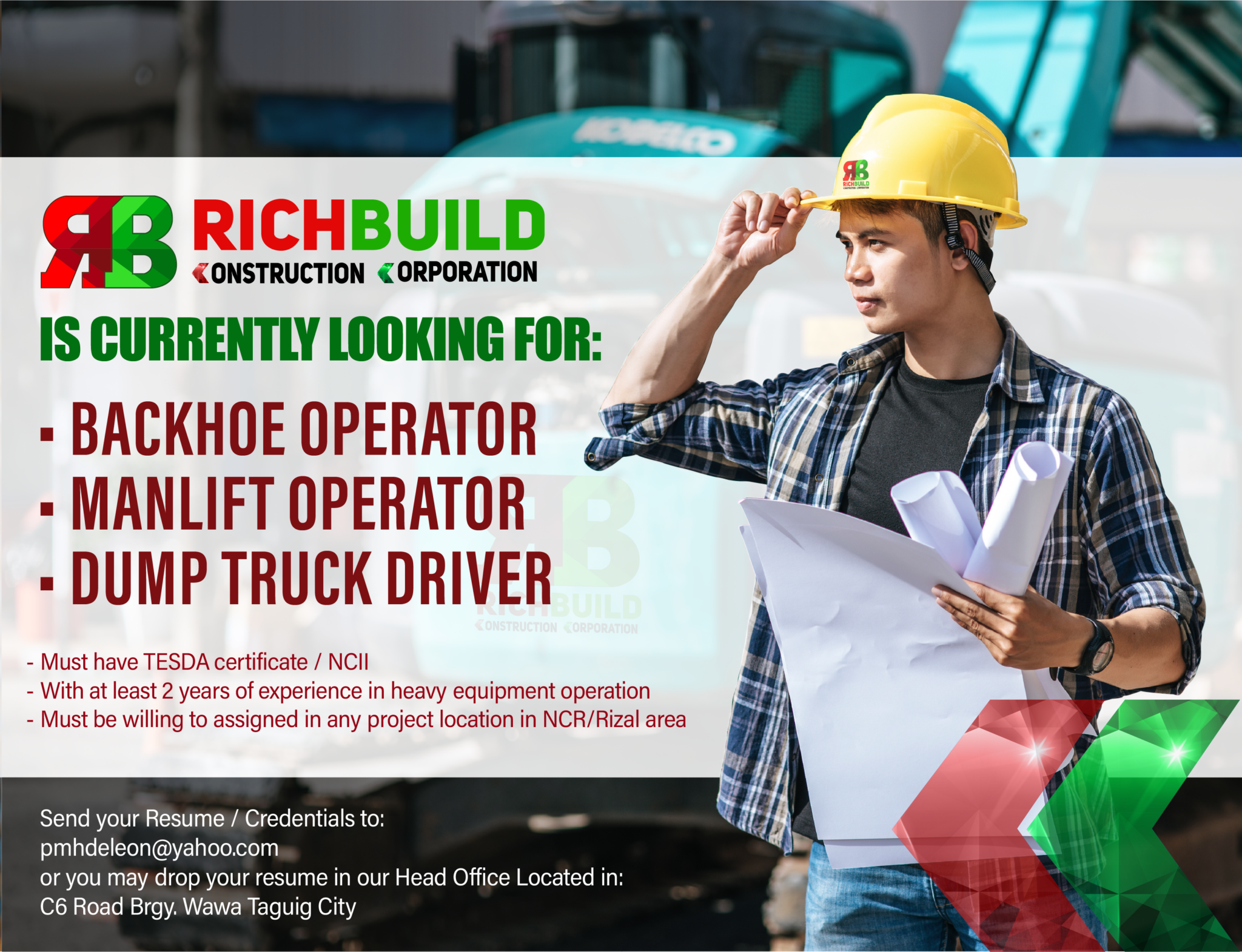 Join Us - Richbuild Construction Corporation